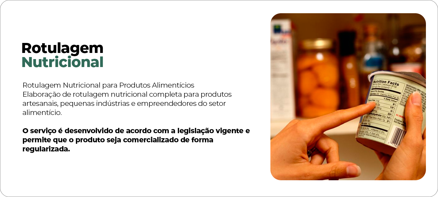 Rotulagem Nutricional para Produtos Alimentícios Elaboração de_